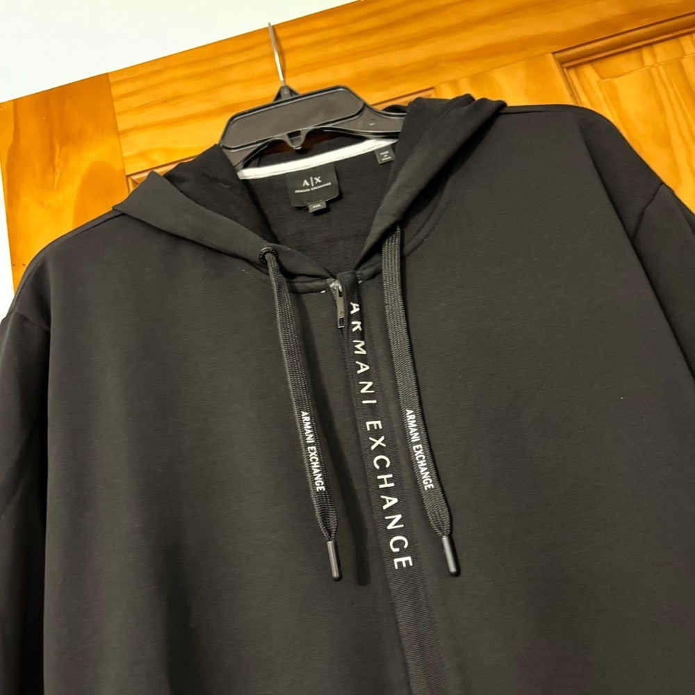 Armani Exchange Zip Up Sweatshirt - Picture 3 of 7